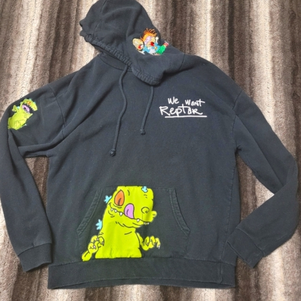 Rugrats Reptar hoodie size s